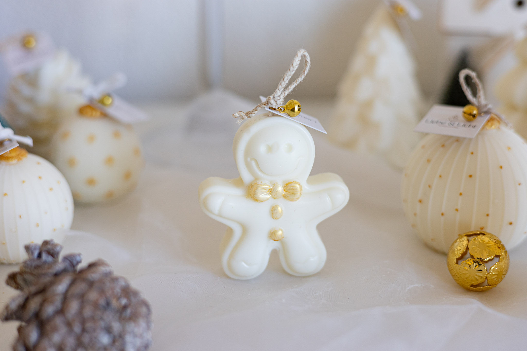 Christmas candle – Gingerbread man