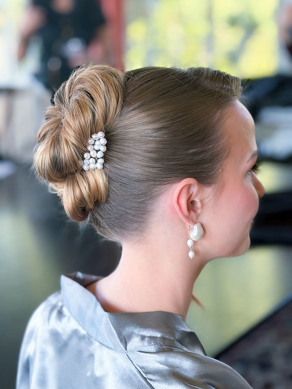 Miniaturbild: Vanessa Haarschmuck, Süßwasserperlen Brautschmuck