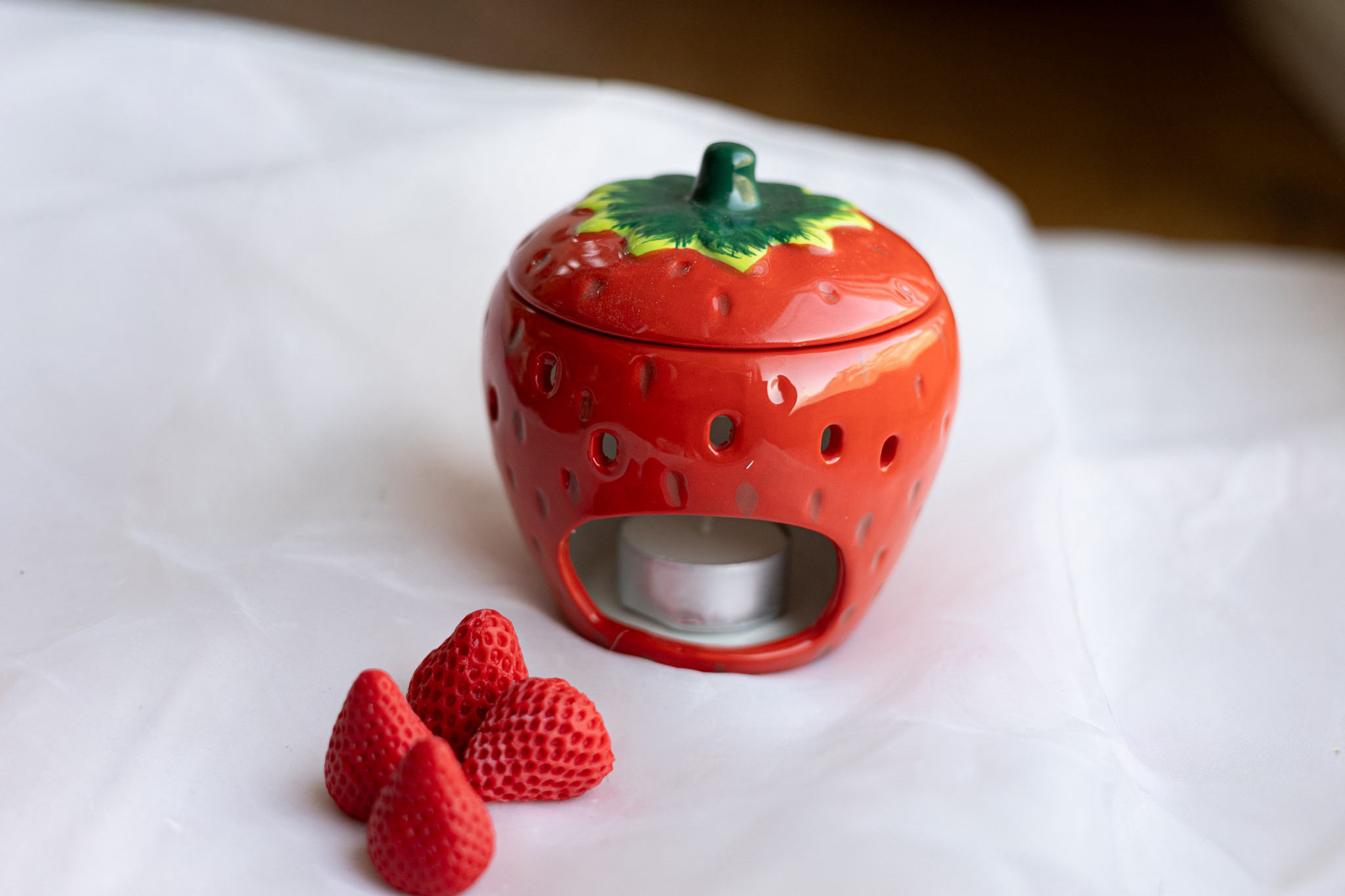 Duftwachsbrenner Erdbeere | Duftlampe für Wax Melts