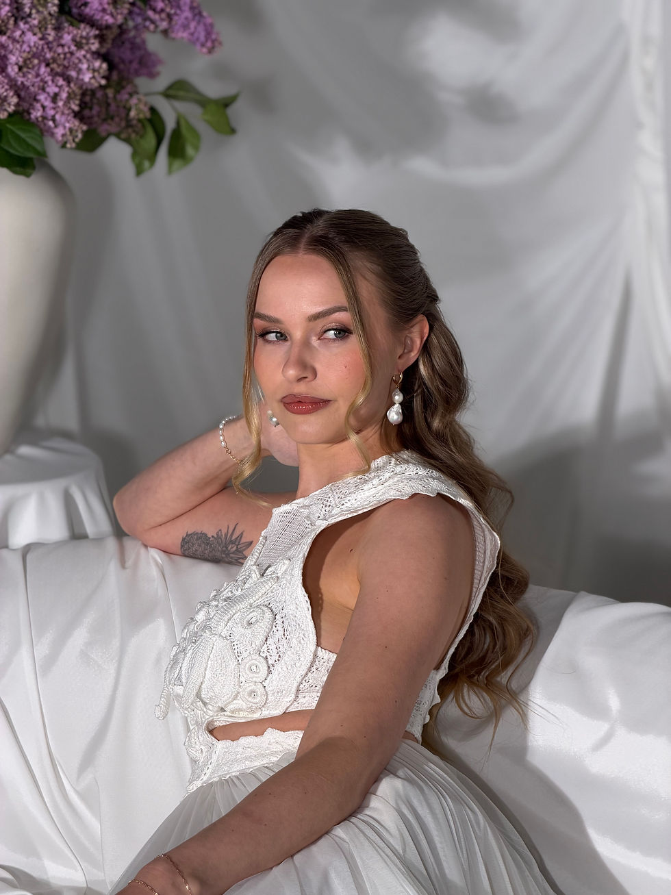 Miniaturbild: Ohrringe „Vera“ mit Süßwasserperlen