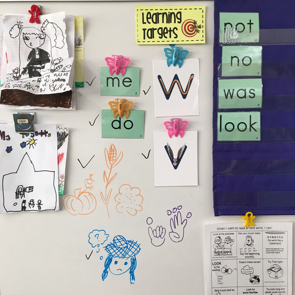 Kindergarten Daily Learning Goals
