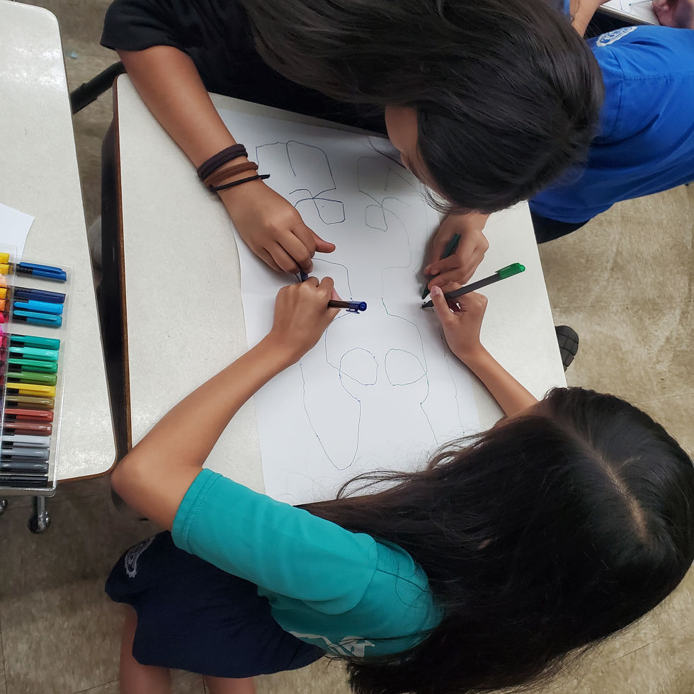 Collaborative Art: Reflective Drawing