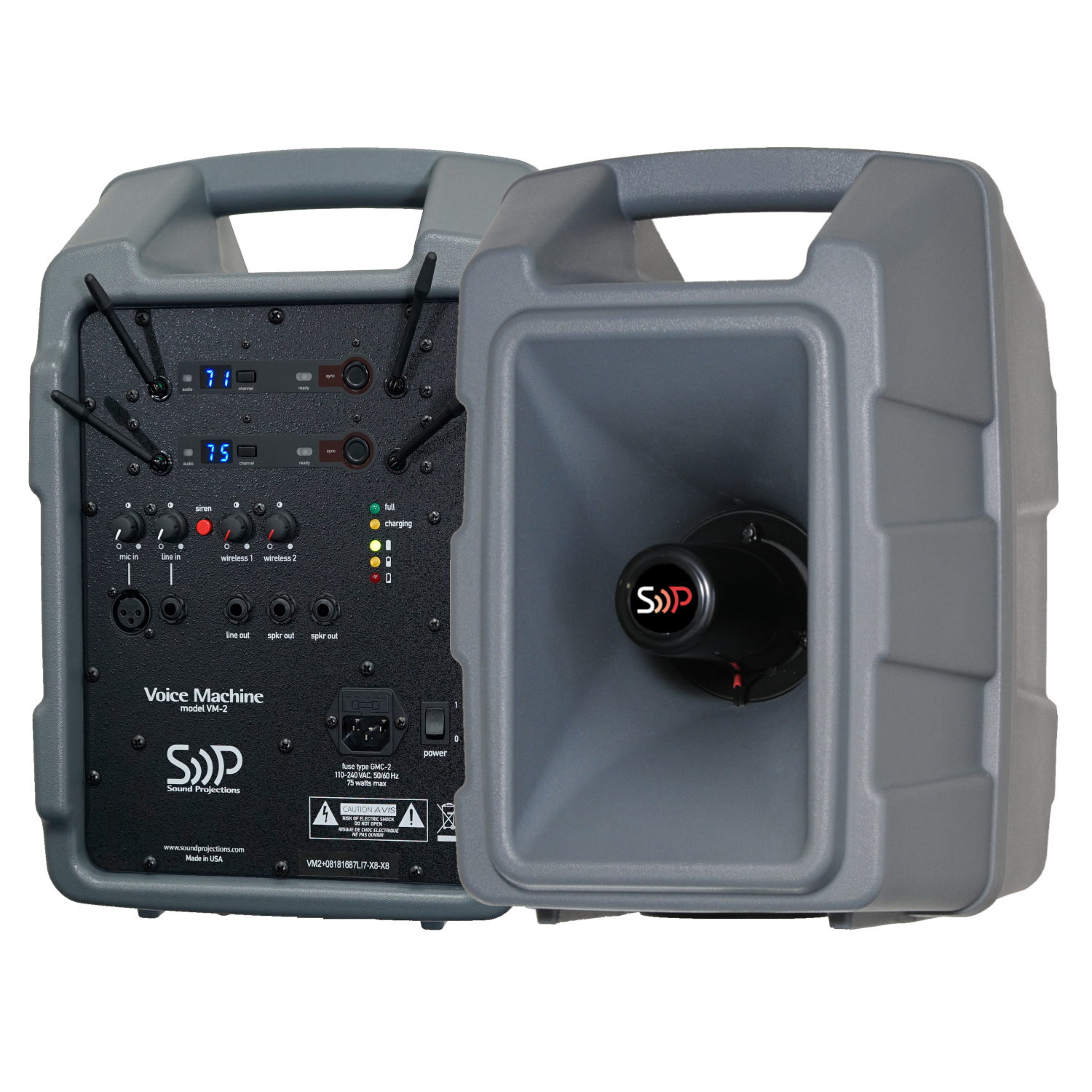 Sound Projections VM-2+ Voice Machine &mdash; 127 dB Portable PA
