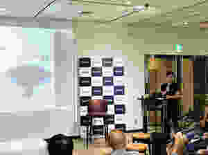 Humaneyes Technologies社 Vuze Cameraについて解説するAniwo, Associate 黒須