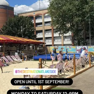 FREE Splash Pad and Beach at Lakeside! 2025 opening Destination @ Lakeside