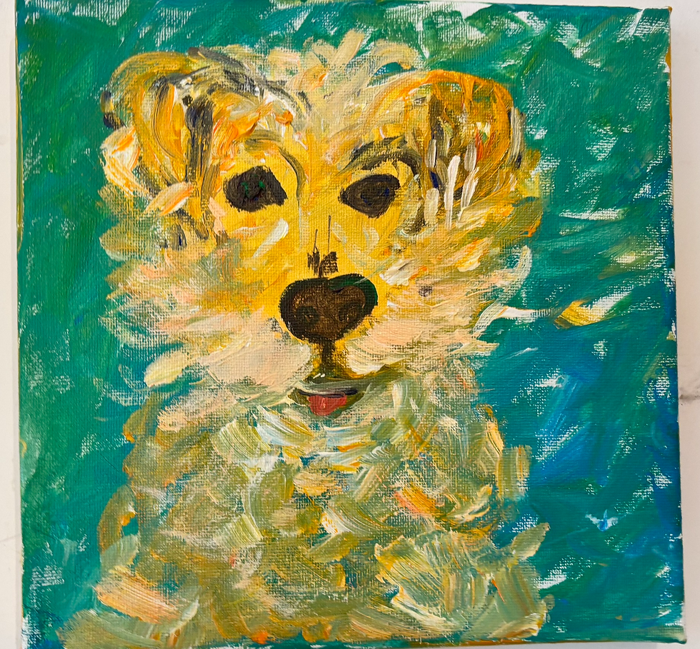 Daisy Mae the painting by Francesca Filanc.