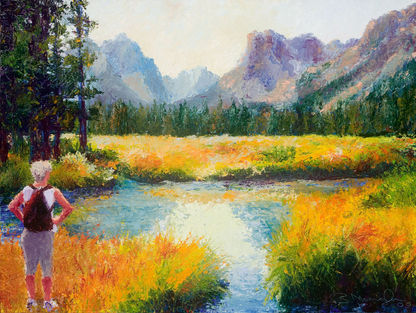 Worth the Hike  12 X 16 Oil.jpeg