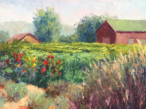 Napa VIneyard View  12 X 16 Oil.jpeg