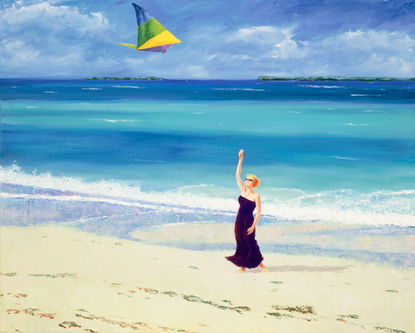 Fancy Flight, Great Exuma, Bahamas  18 X 24 Oil.jpeg