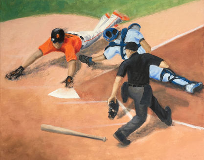 He's Safe!  16 X 20 Oil.jpeg