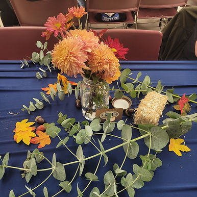 Tablesets for tables at Harvesting Change 25_.jpg