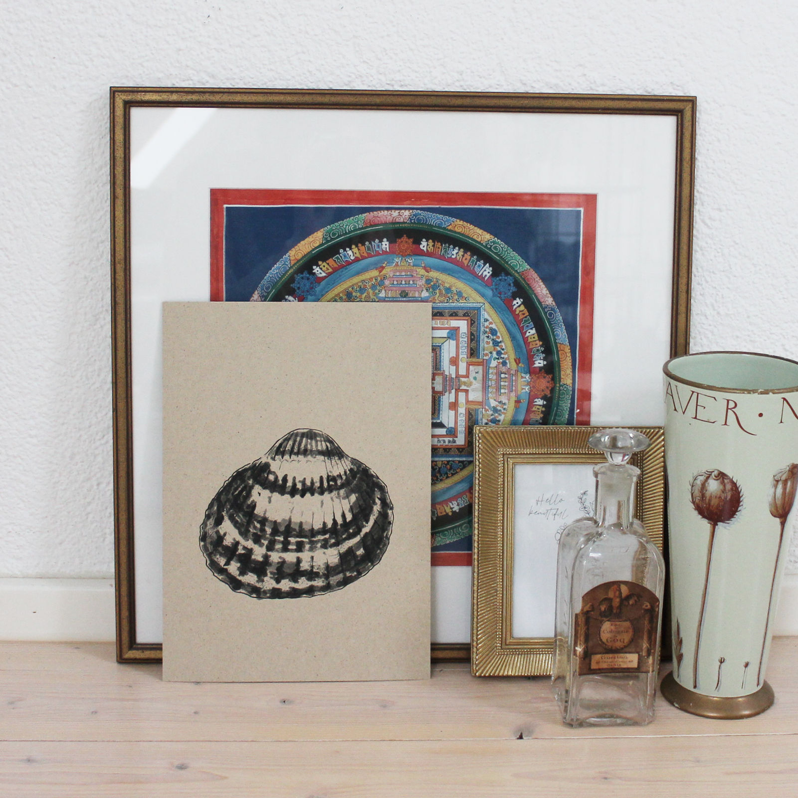 Kunstdruck, Muschel, DIN A4