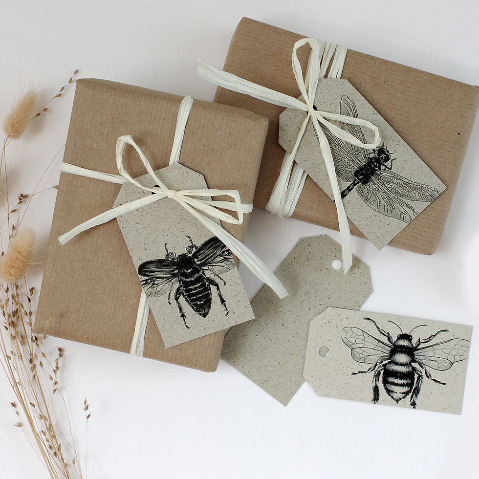 Miniaturbild: Geschenkanhänger, Wildbiene