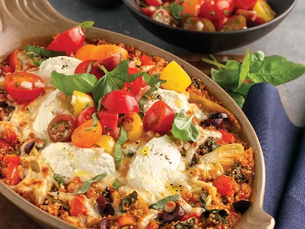Casseruola di quinoa in stile toscano