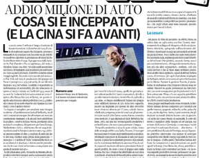 Dal sogno di un milione di auto alle attuali 213 mila prodotte in un anno