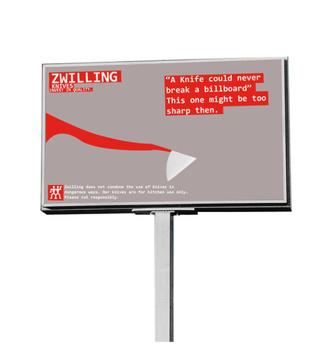 Zwilling Knives Billboard 2