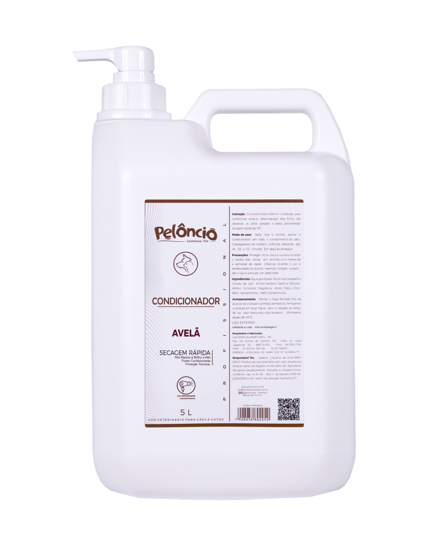 CONDICIONADOR AVELÃ 5L PELÔNCIO