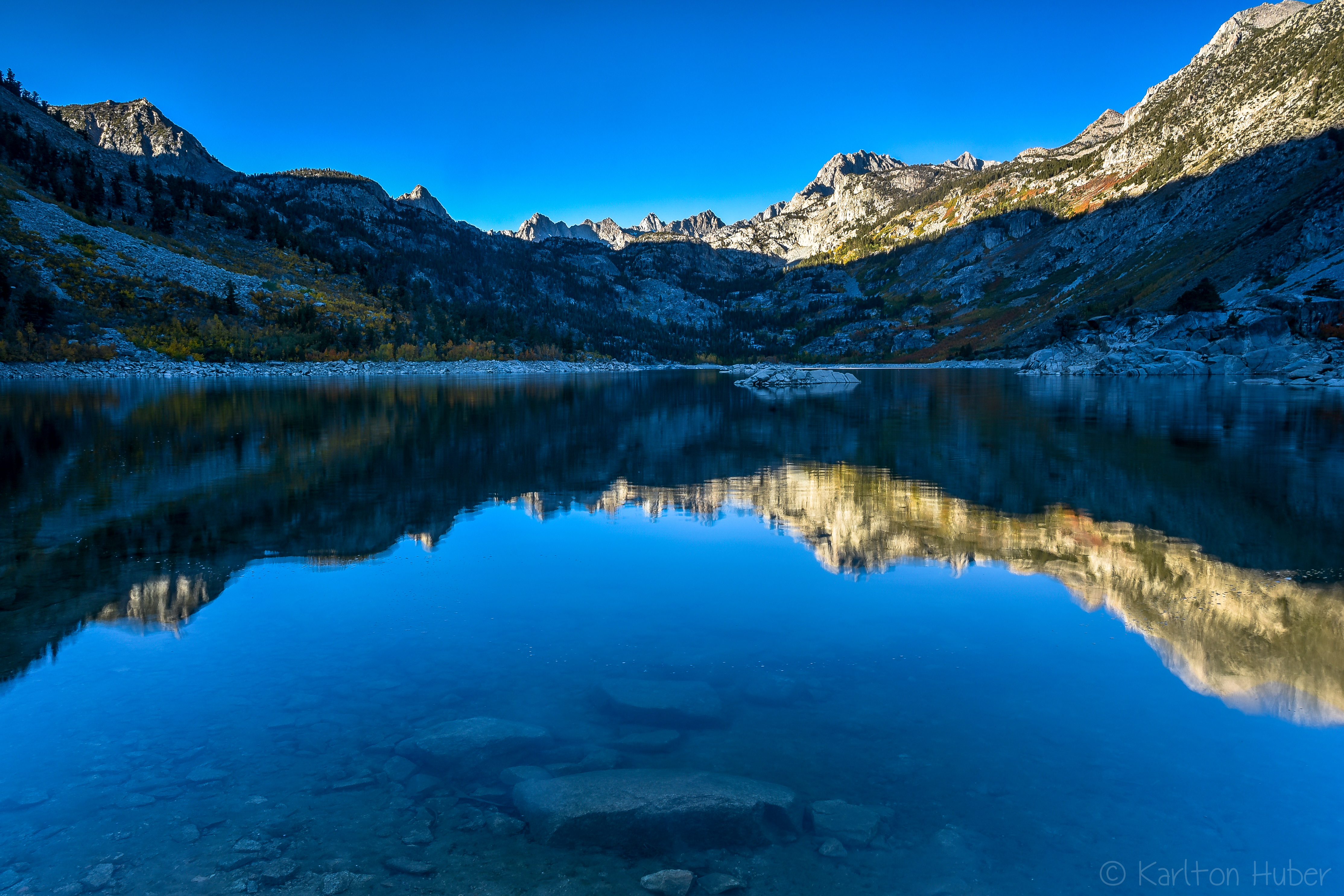 Fall Colors - Lake Sabrina Morning Light