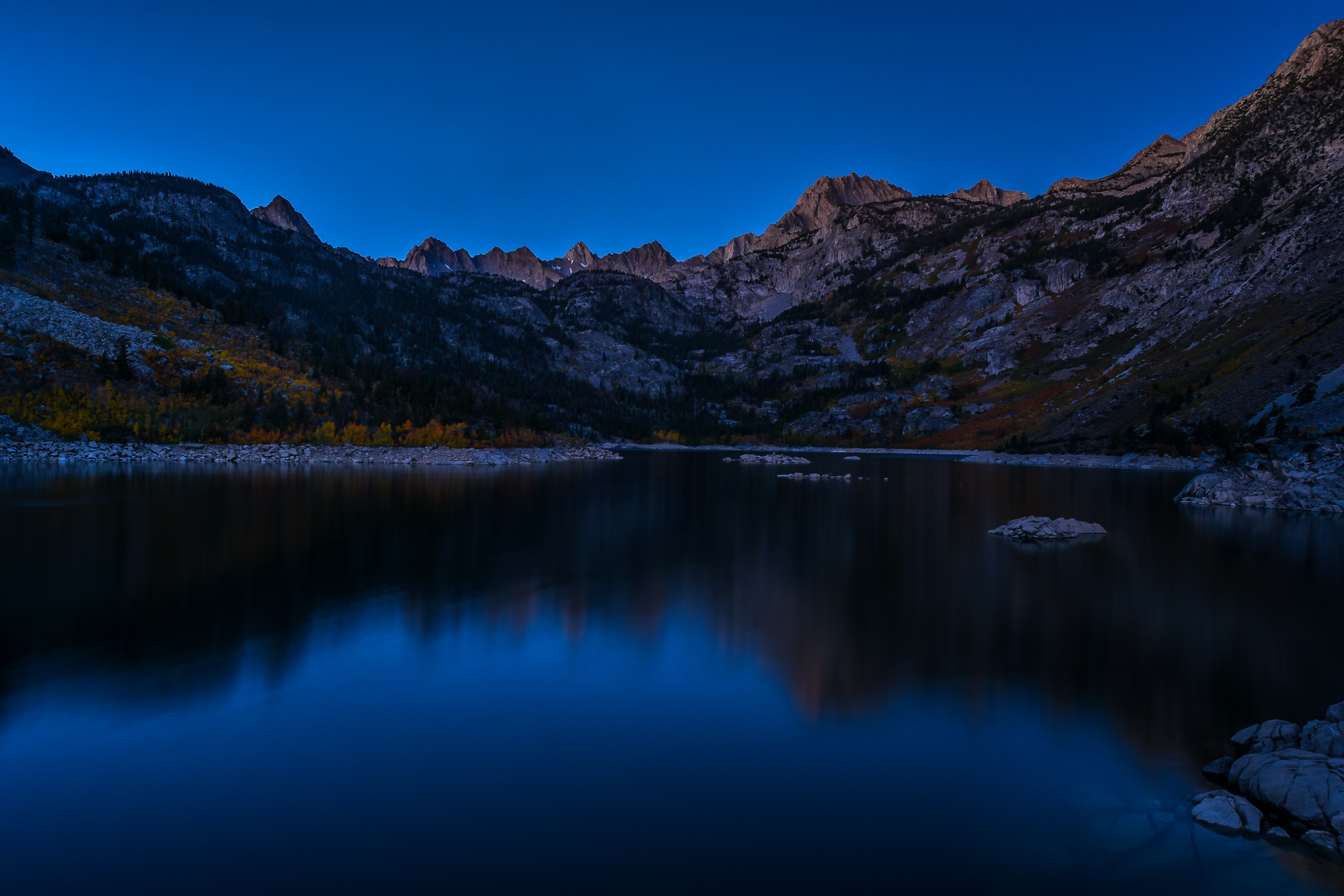 Fall Colors - Lake Sabrina - First Light 2