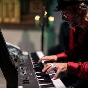 Marco playing his heart out in concert.