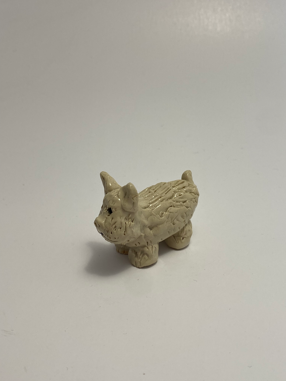 Thumbnail: Little White Dog Figurine