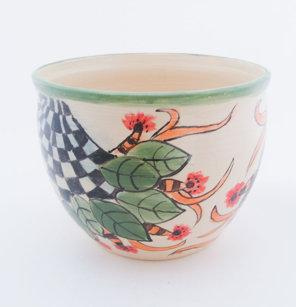 Thumbnail: Flower and Checkered Pot