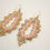 Thumbnail: Simona Earrings in Rose/Cream