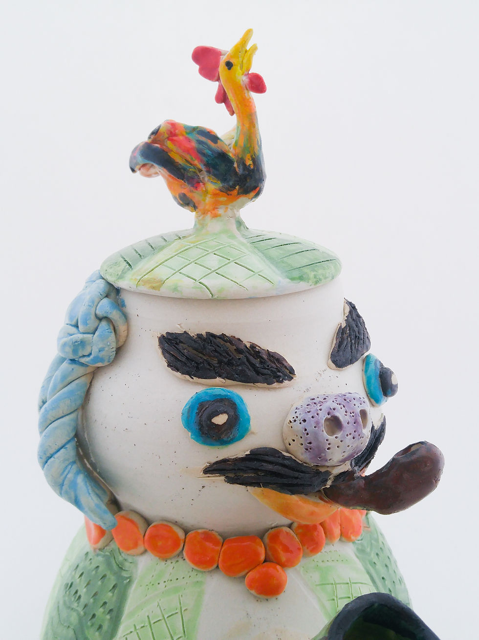 Thumbnail: Working Teapot Sculpture "Kevin"