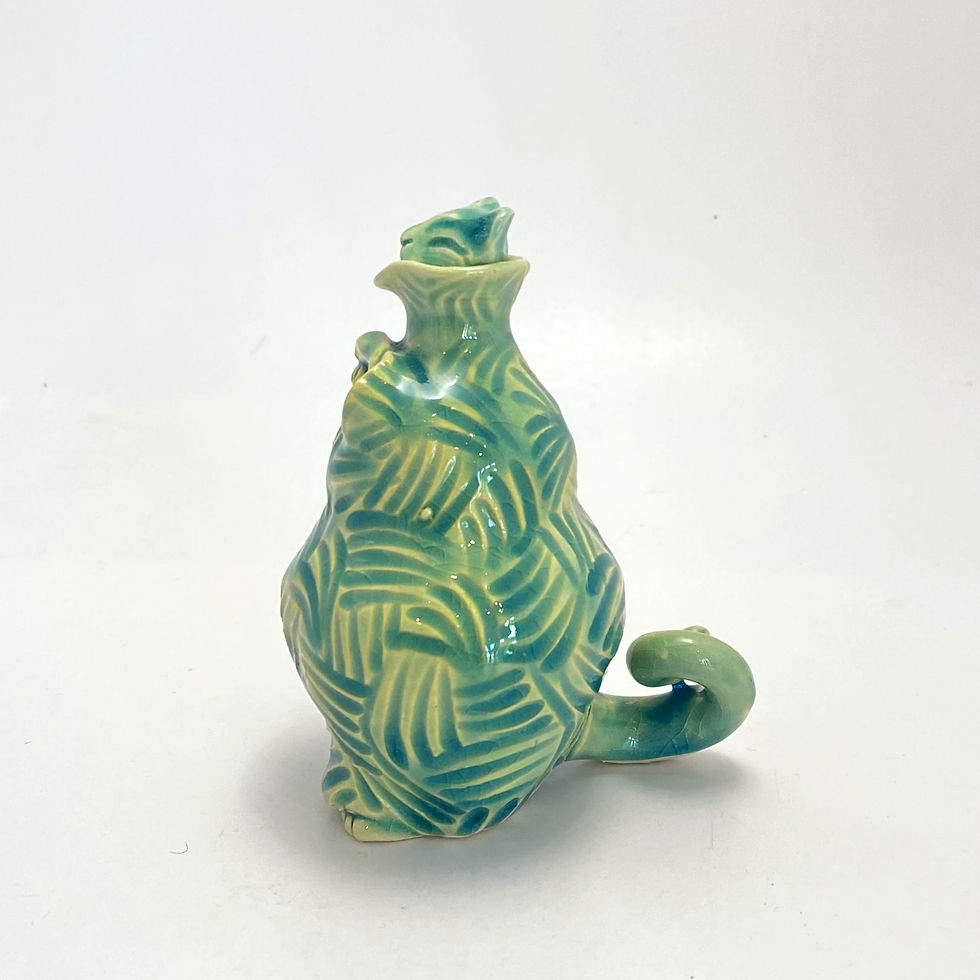 Thumbnail: Cat Bottle with Crossed Paws