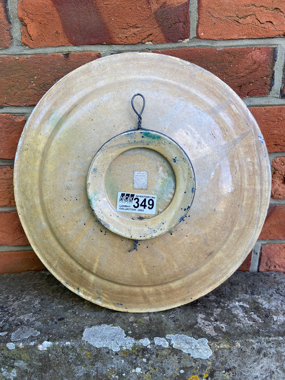 Thumbnail: English delftware tulip charger brislington circa 1680-1700 Delftware blue dash