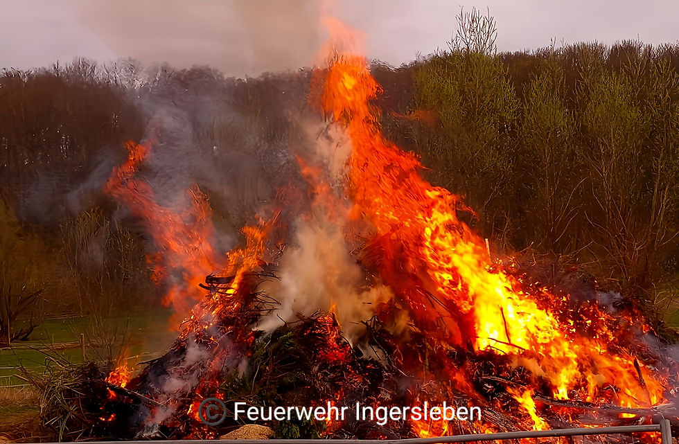 Osterfeuer - Brandsicherheitswache