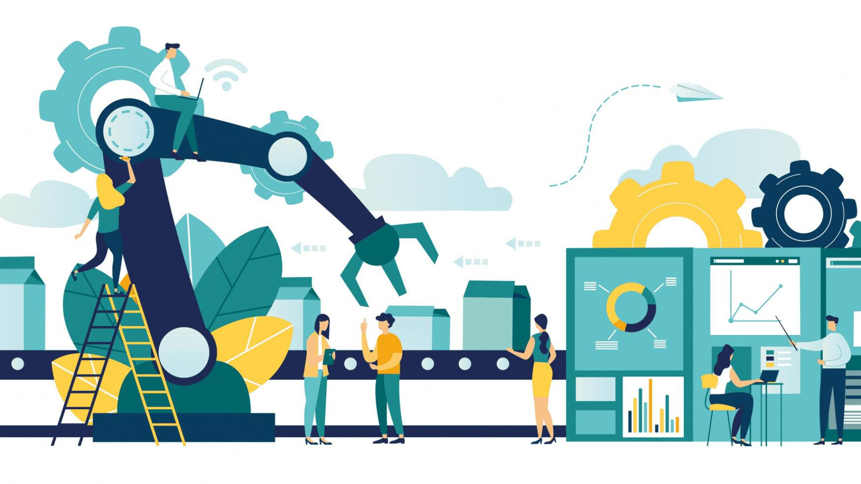 Công nghệ tự động hóa trong thi công công trình