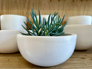 PALERMO LOW BOWL WHITE