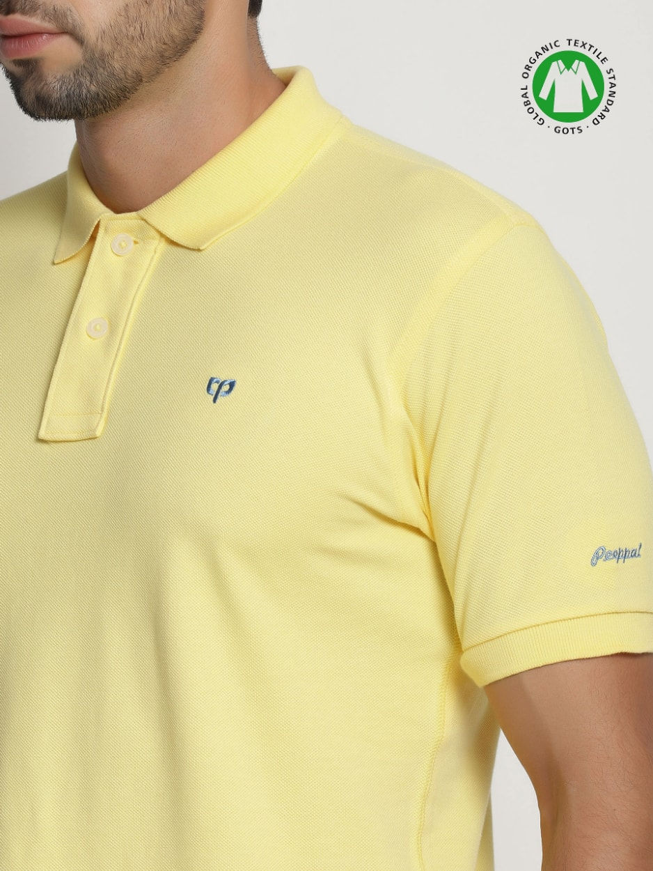 Thumbnail: Peeppal: Organic Sunshine Polo T-Shirt
