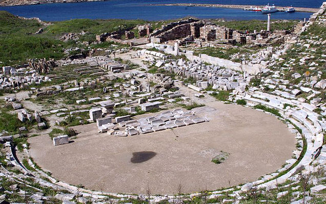 Delos a ilha grega de Delos 3