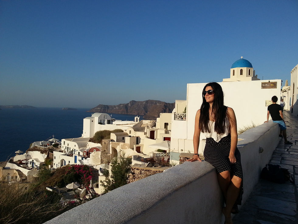 luana em santorini
