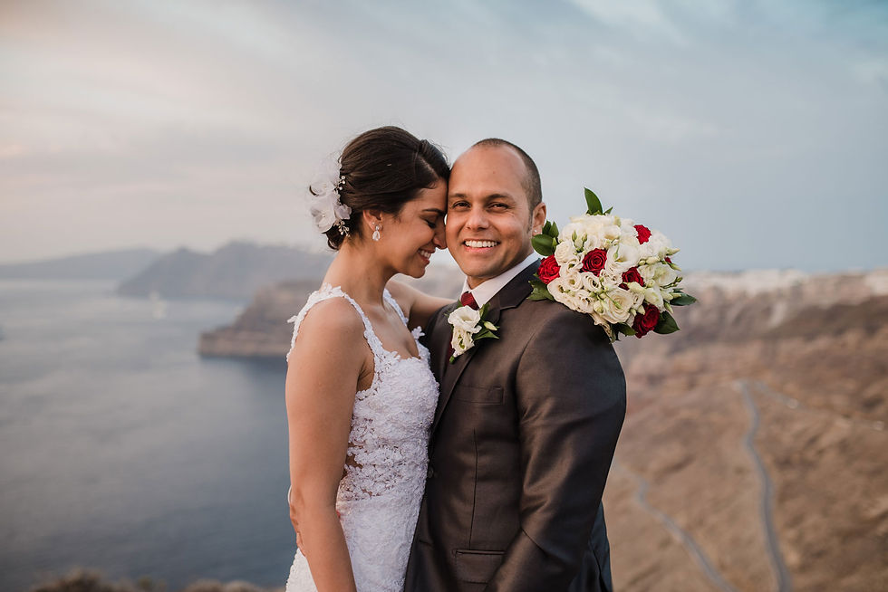 Casamento em Santorini: A noiva conta tudo!