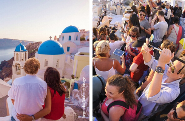 Santorini fora de temporada