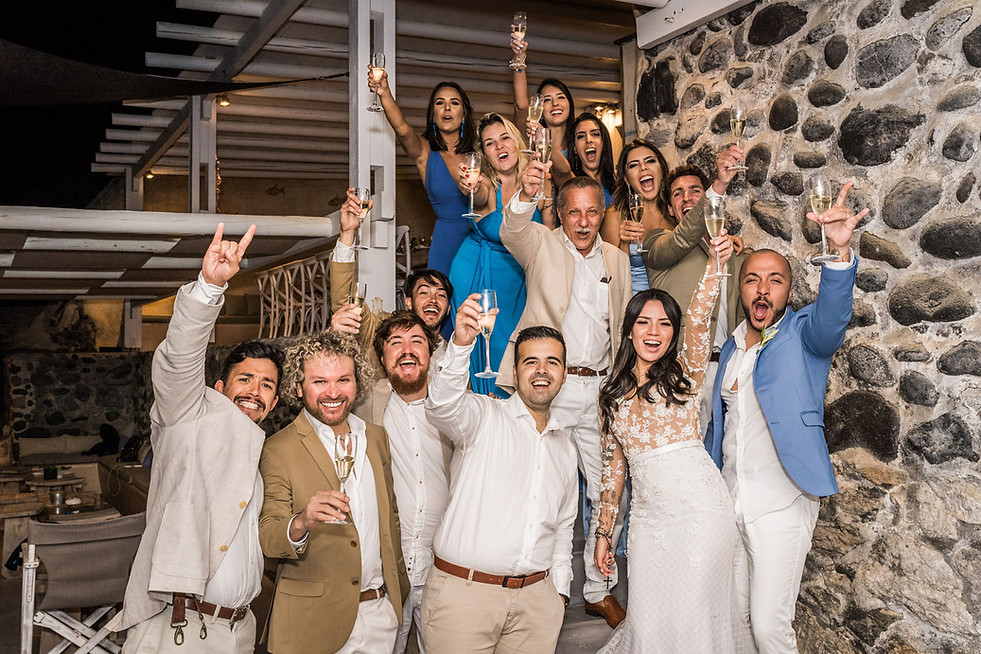 Casamento em Santorini do nosso querido casal Vanessa e Gabriel