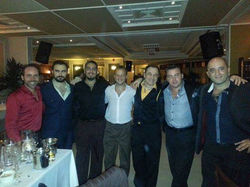 con Laza Moreno y Gabriel Misse