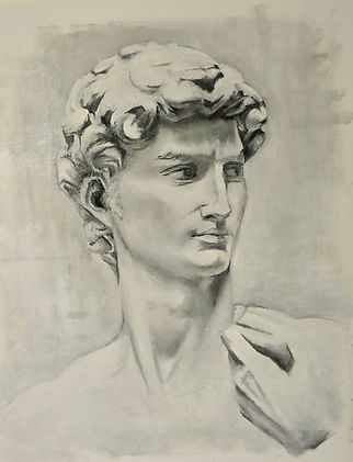 David, Oil on canvas, 20'x16'.