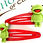 Thumbnail: Froggy Hair Clips x2