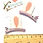 Thumbnail: Fuzzy Bunny Ear Hair Clips x2 - Fun Animal Alligator Clips - Rabbi Ears Non-Slip
