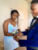 Prom couple and beautiful girl with prom makeup by L. J. Hill