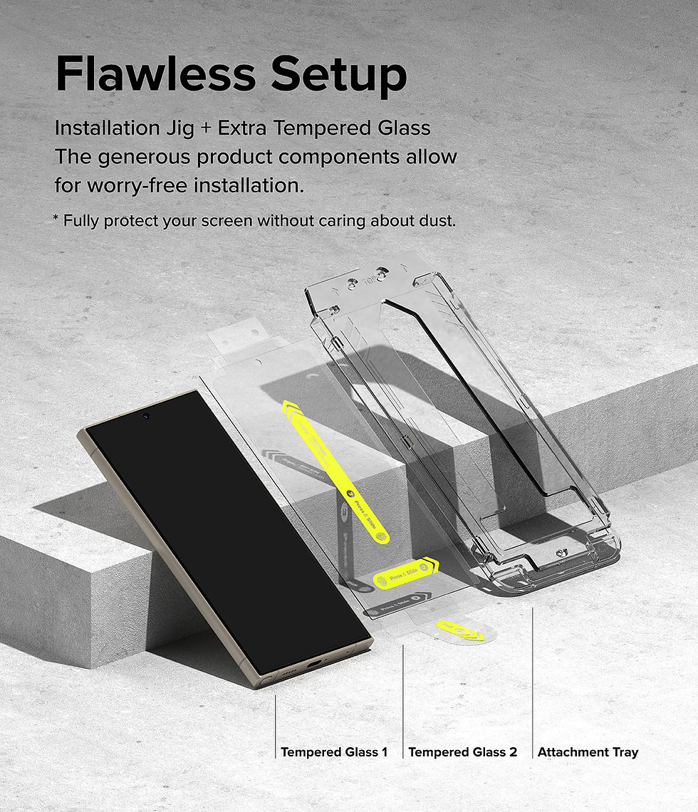 Thumbnail: Galaxy S24 Ultra - Easy Slide Tempered Glass (2x)