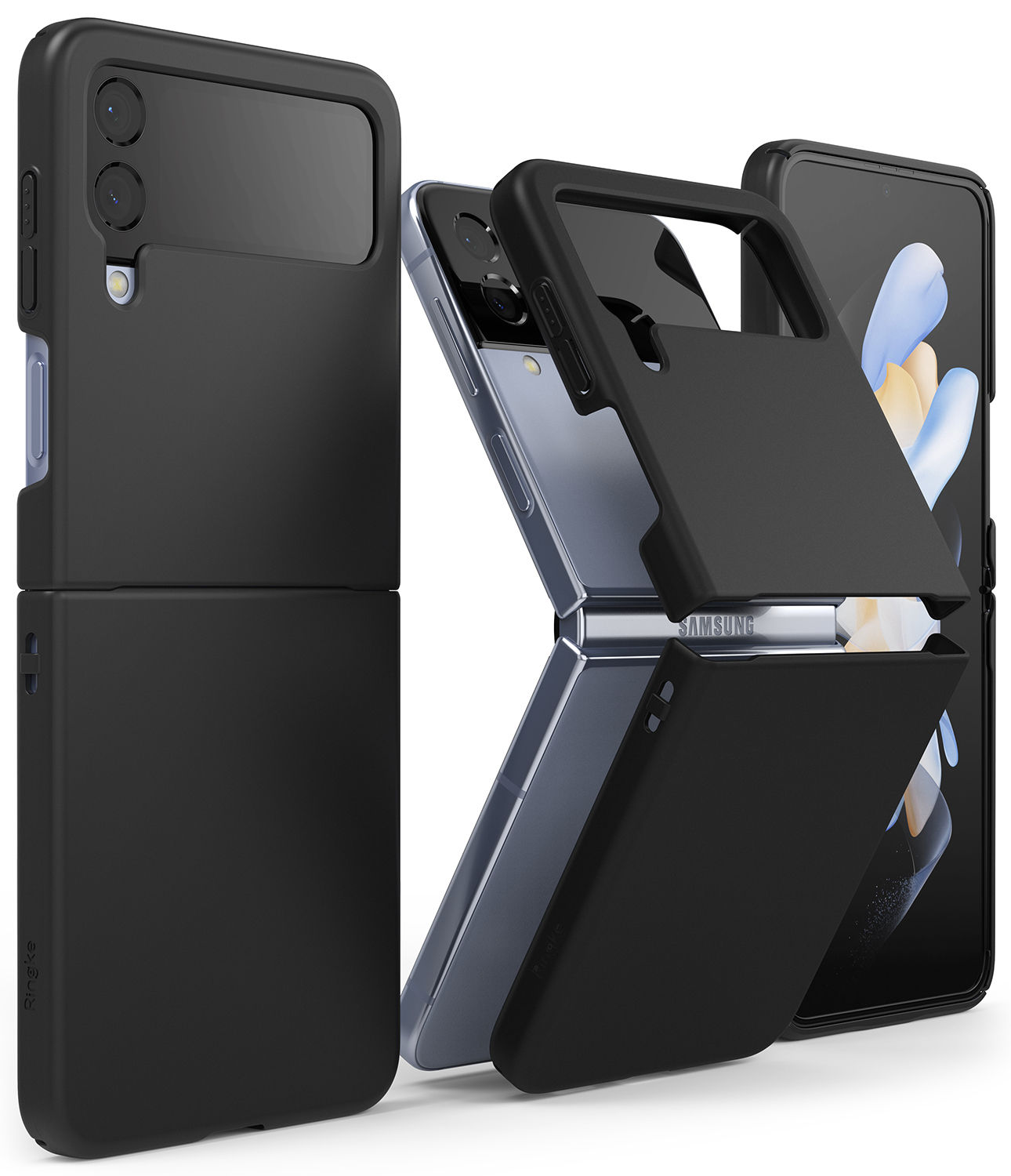 Galaxy Z Flip 4 - Ringke Slim Black