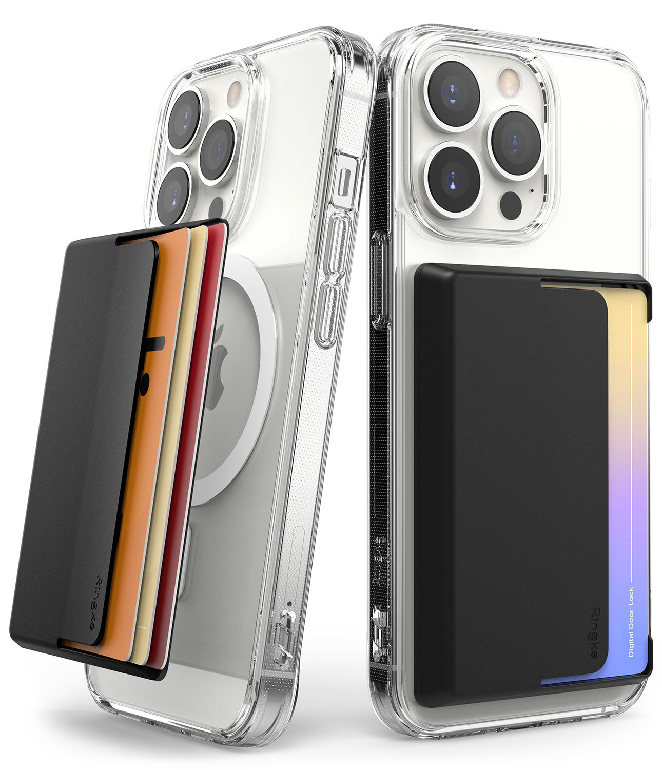 Card Holder | Magnetic Side Slot (Black)