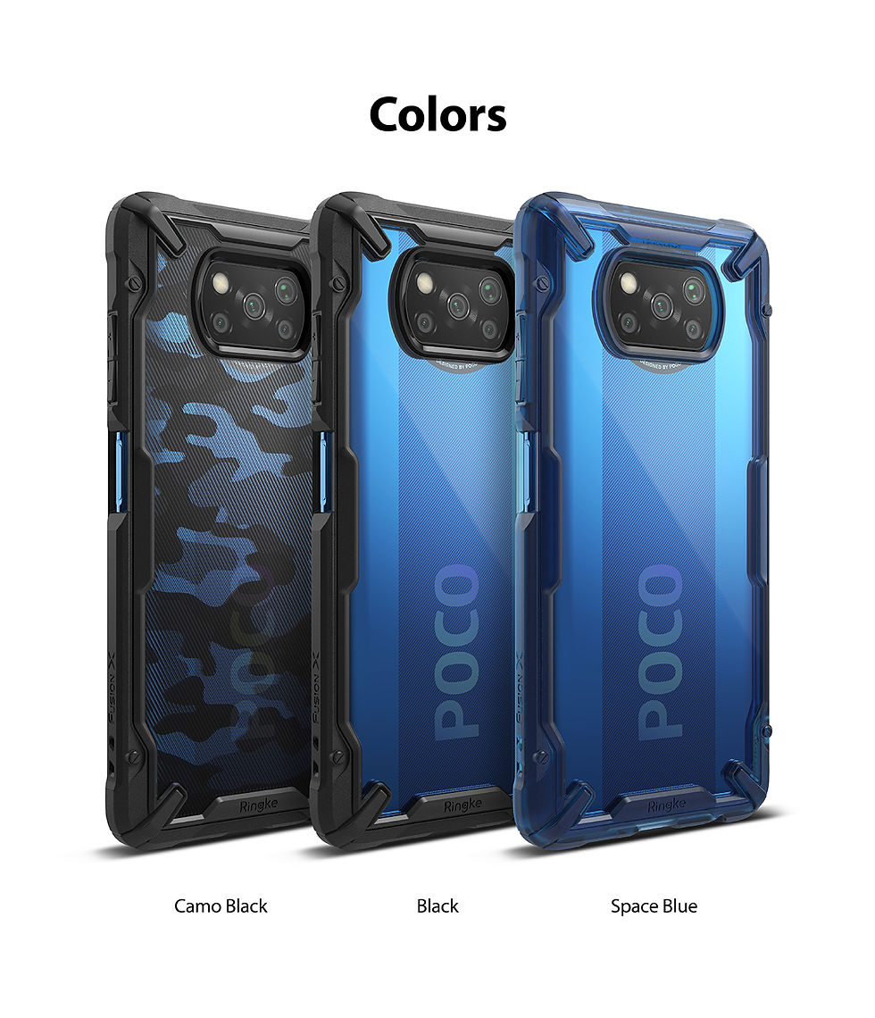Thumbnail: Xiaomi Poco X3 Pro - Ringke Fusion X (Camo Black)