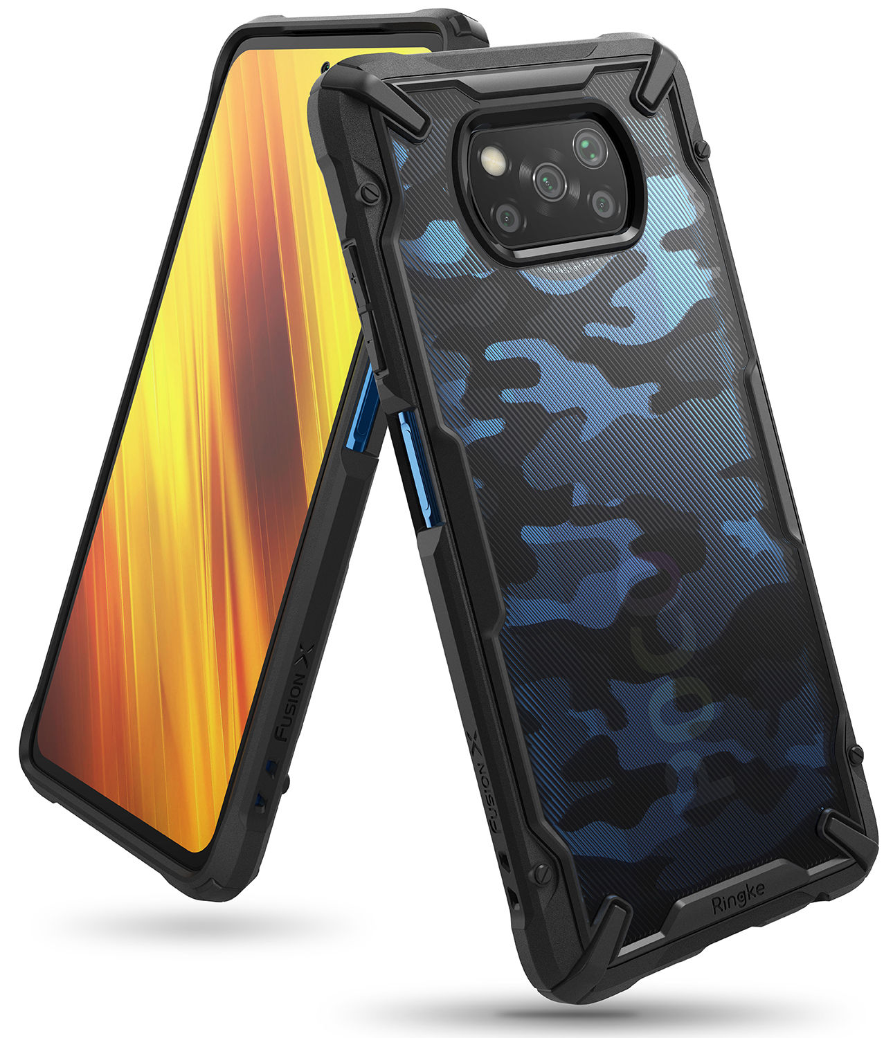 Xiaomi Poco X3 Pro - Ringke Fusion X (Camo Black)