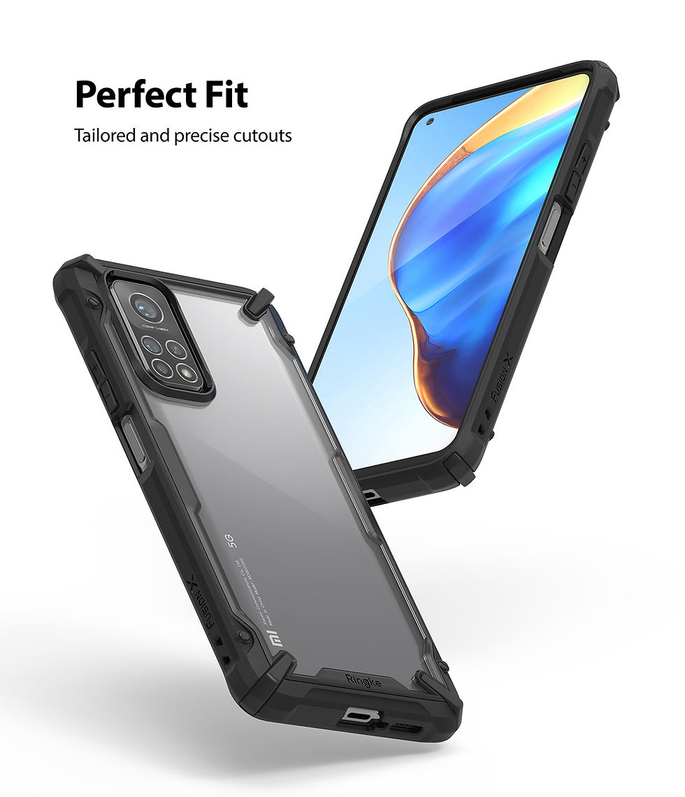 Thumbnail: Xiaomi Mi 10T - Ringke Fusion X (Camo Black)